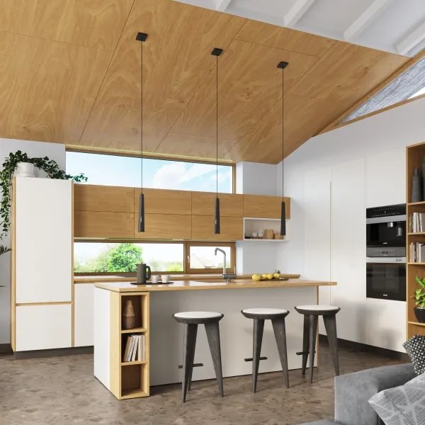 Sollux SL.1400 - Lampadario a sospensione con filo PRYSM 1xG9/8W/230V nero