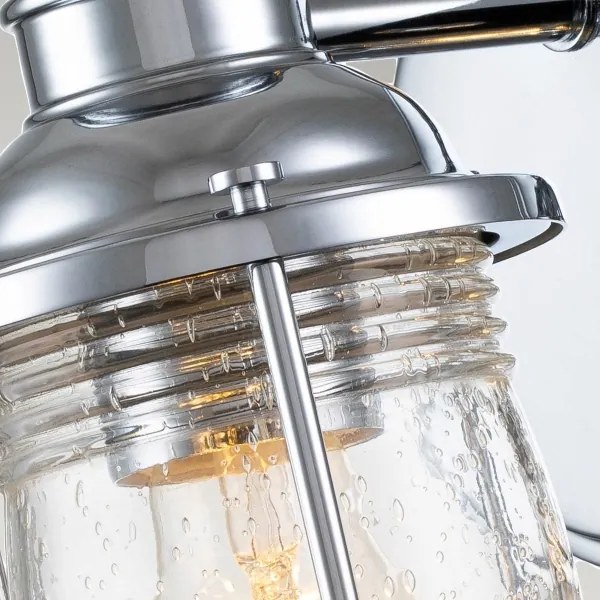 Quintiesse QN-ASHLANDBAY1-PC-BATH - Applique da esterno ASHLAND BAY 1xE27/60W/230V IP44