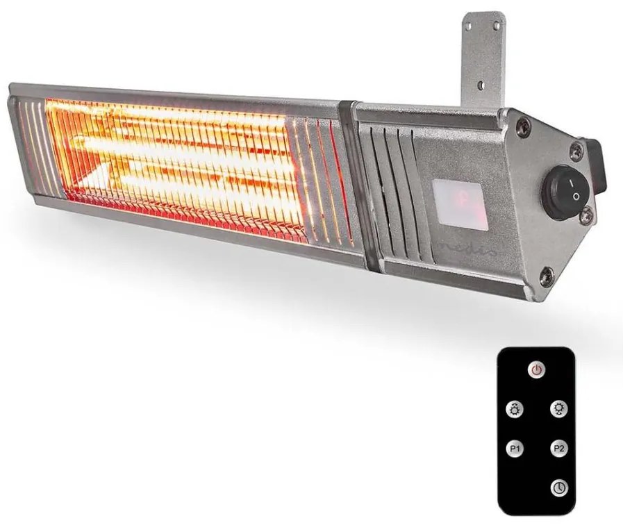 Nedis HTPA30ESS - da esterno elemento riscaldante elettrico 2000W/230V IP65 + TC