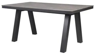 Tavolo da Pranzo Home ESPRIT Grigio Alluminio polistirene 160 x 90 x 77 cm