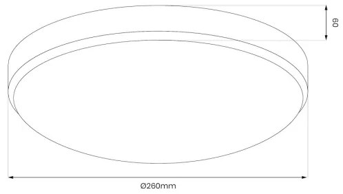 Plafoniera LED MAYA LED/10W/230V Ø 26 cm cromo lucido