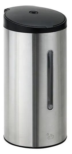 Dispenser di sapone 10,2x22 cm argento/bianco