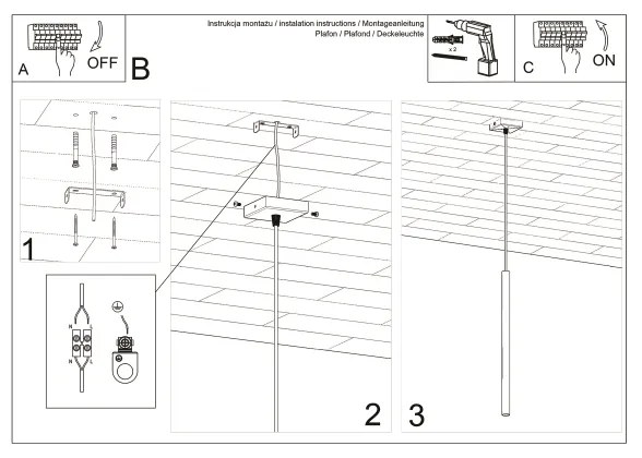 Sollux SL.0465 - Lampadario a sospensione con filo PASTELO 1xG9/8W/230V bianco