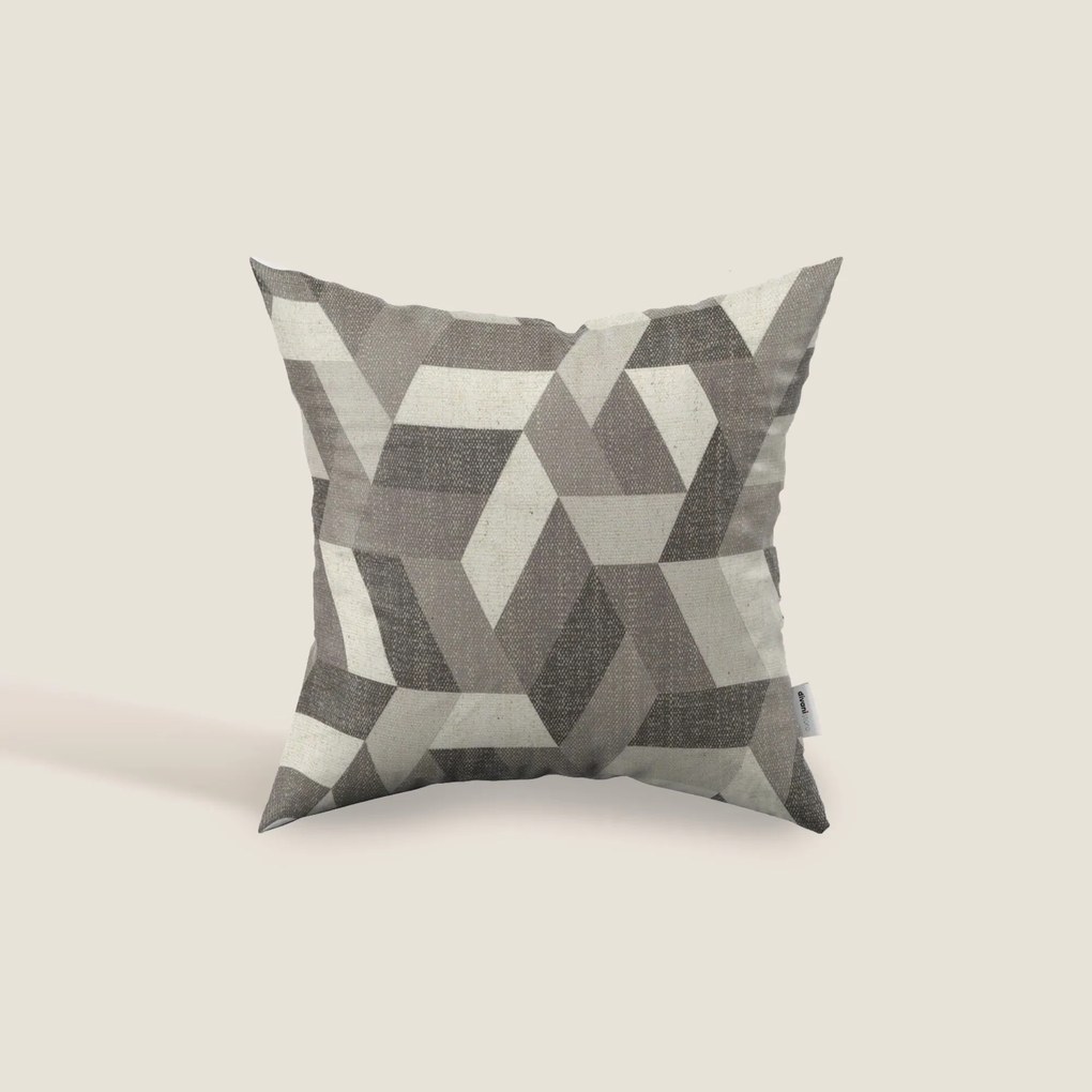 Unreal cuscini a fantasia geometriche in tessuto idrorepellente disponibile in diverse colorazioni