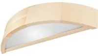 Lampada a Parete Eveline, Marrone, Legno, 40,5x8x11,5 cm, EPIKASA