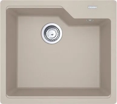 Lavello integrato 1 vasca in fragranite beige FRANKE Urban L 50 x L 56 cm