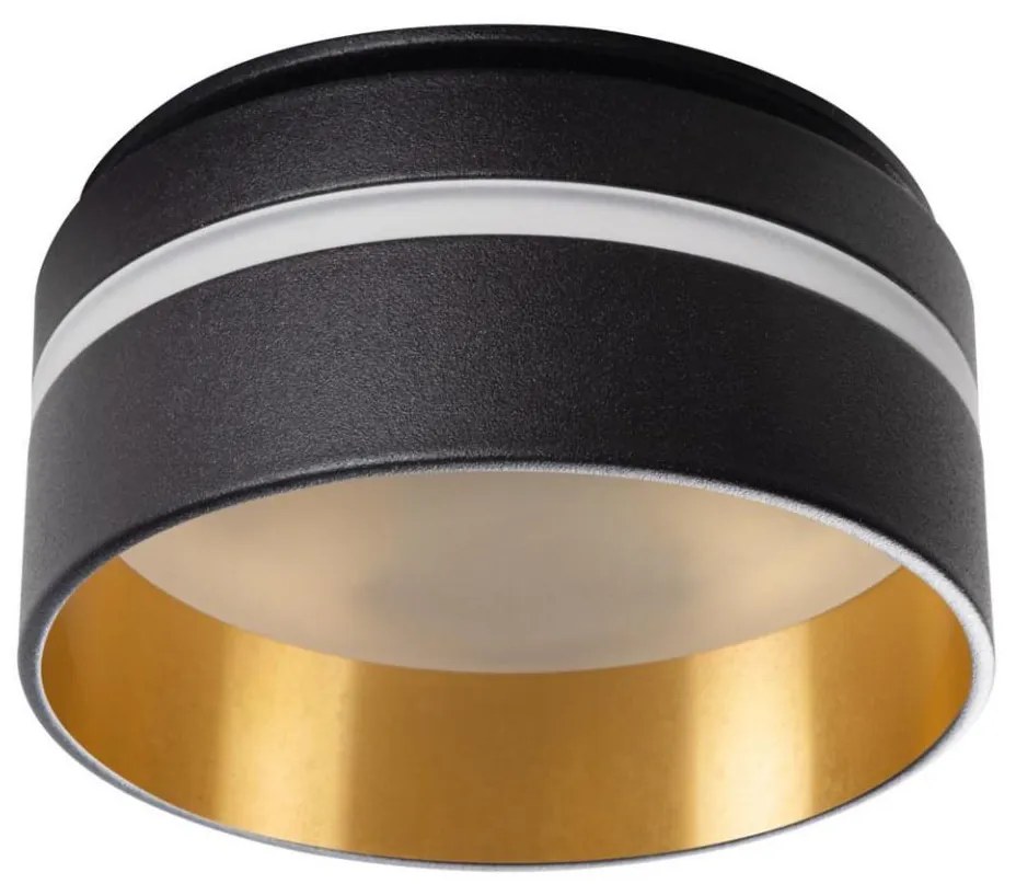 Kanlux 29234 - Lampada da incasso GOVIK GU10/10W nero/oro