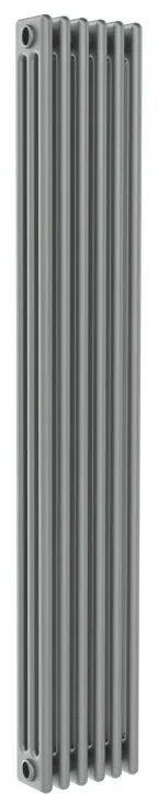 Radiatore acqua calda Comby in acciaio 3 colonne, 6 elementi, interasse 1735 mm, grigio