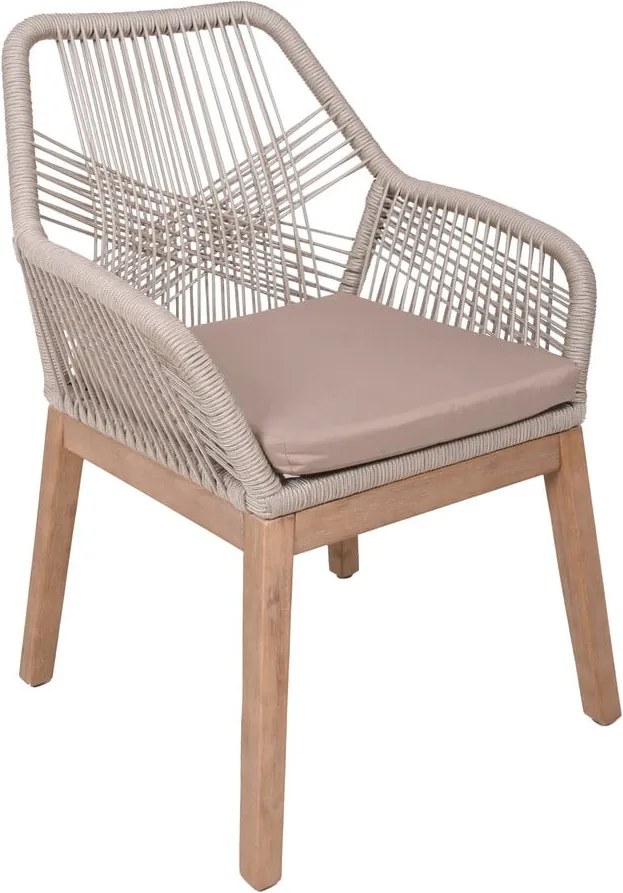 Sedia da giardino in legno beige Pomona - Garden Pleasure