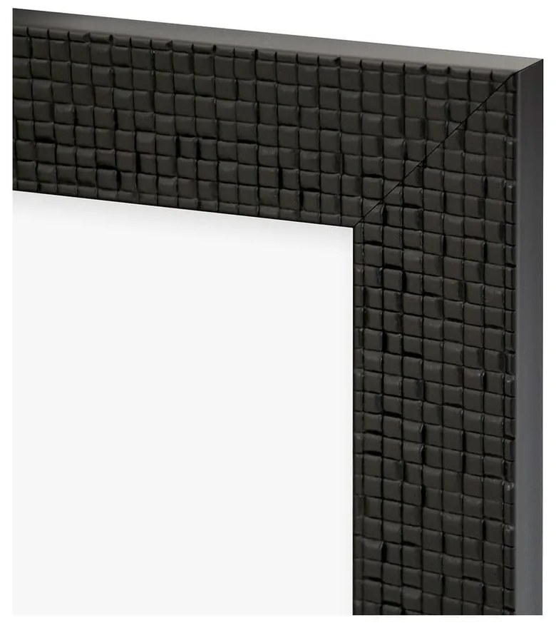 Cornice da pavimento/parete in plastica nera opaca 23x29 cm - knor