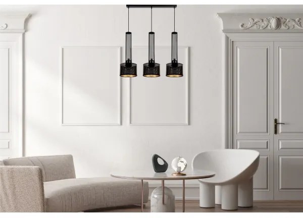 Lampadario a sospensione con filo ELIS 3xE27/60W/230V