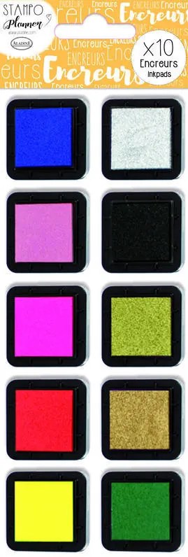 StampoPlanner - inchiostri per timbro, 10 pz