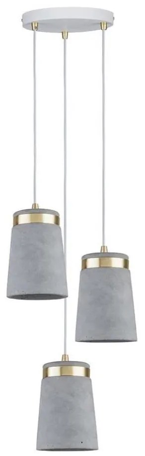 Paulmann 79627 - Lampadario a sospensione con filo NORELL 3xE27/20W/230V