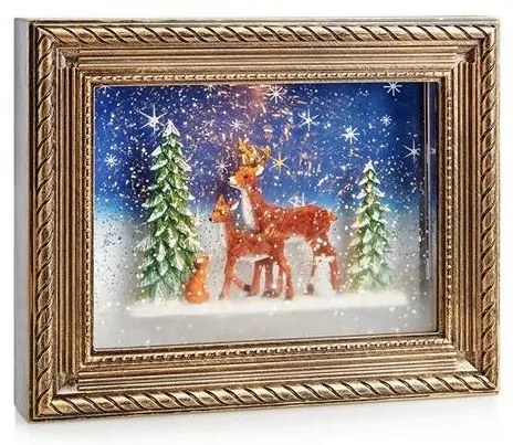 Markslöjd 705555 - Decorazione natalizia LED REINHARD LED/0,06W/4xAA/bianco caldo bronzo