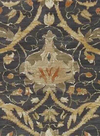 Morris & Co Carta da parati Montreal - Charcoal/ Bronze