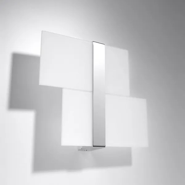 Sollux SL.0187 - Applique MASSIMO 2xG9/40W/230V bianco/cromo