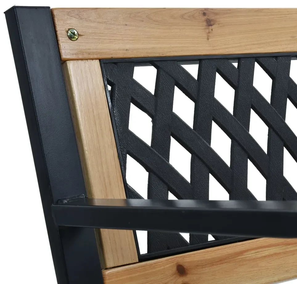 Panchina da giardino 120 cm in legno