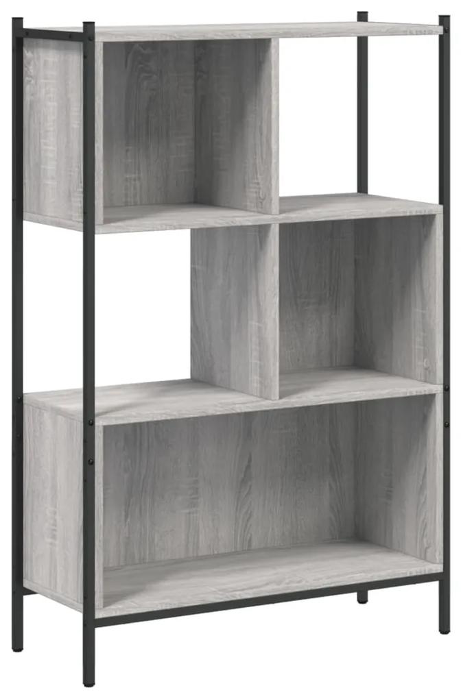 Libreria grigio sonoma 72x28x109 cm in legno multistrato