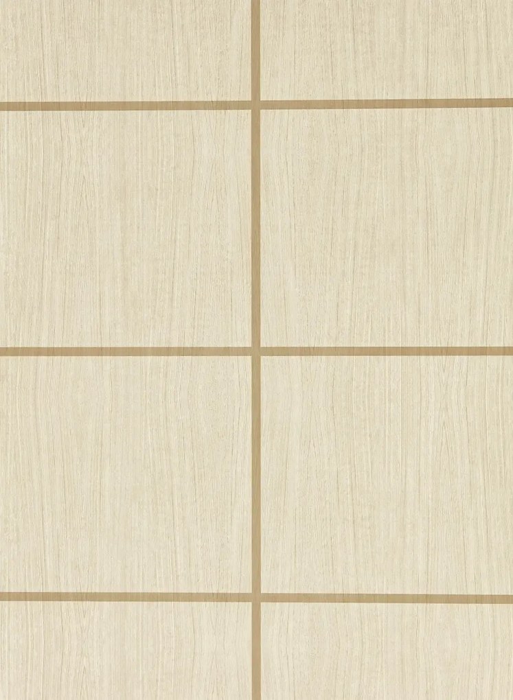 Harlequin Carta da parati Wood Blocks - Ash/ Taupe Gloss