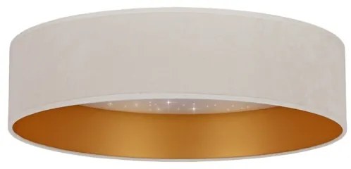 Brilagi - Plafoniera LED VELVET STAR LED/24W/230V d. 40 cm  cremoso/oro