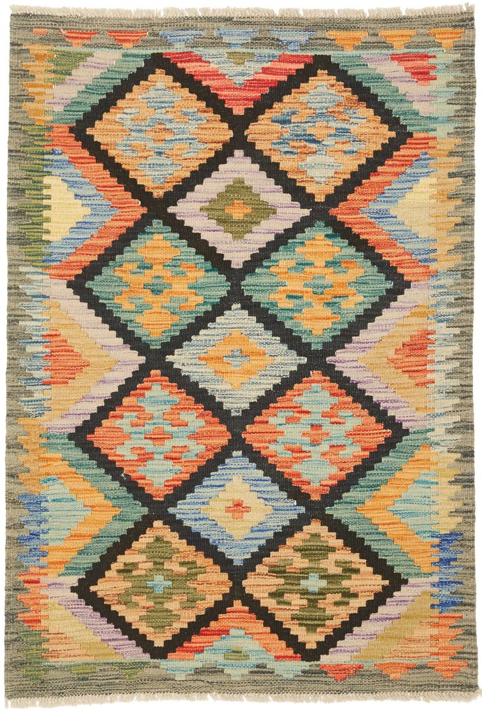 Kilim Tappeto 80 x 120 (Pakistan) Tessuto A Mano
