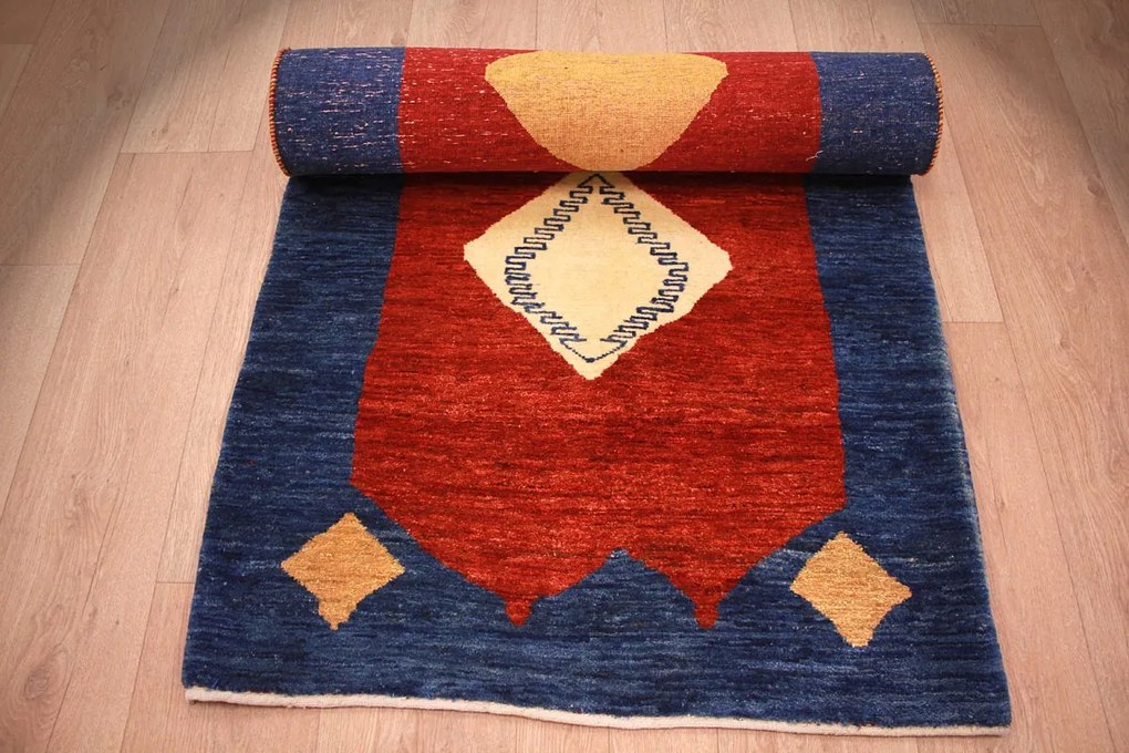 Gabbeh Tappeto persiano 200x90 (Iran) Annodato A Mano