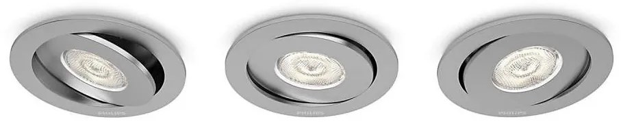 Philips 59183/48/16 - SET 3x Lampada LED da incasso ASTEROPE LED/4,5W/230V
