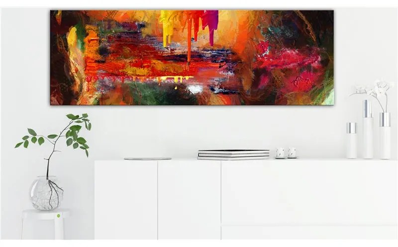 Quadro  Hell (1 Part) Narrow  Colore colorful, Dimensioni e Misure 120x40