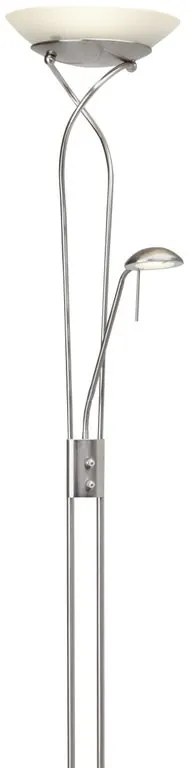 Lampada da terra con luce da lettura Olli , in ferro, H180cm4W BRILLIANT