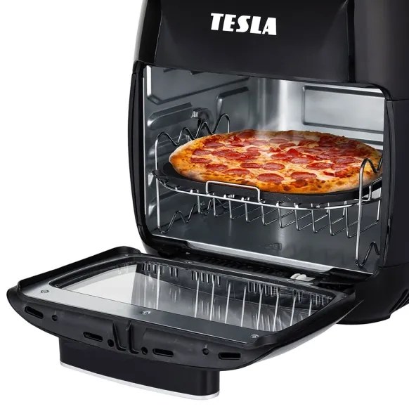 TESLA Electronics AirCook - Friggitrice digitale multifunzionale ad aria calda 11 l 2000W/230V