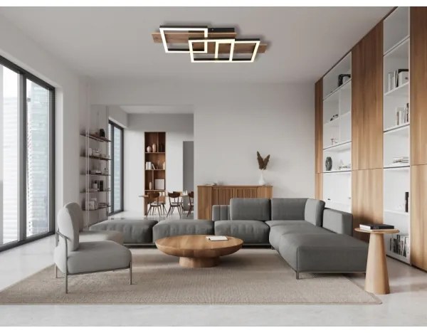 Globo 67350-24 - Plafoniera LED JEFFRY LED/24W/230V 3000K 33x58 cm