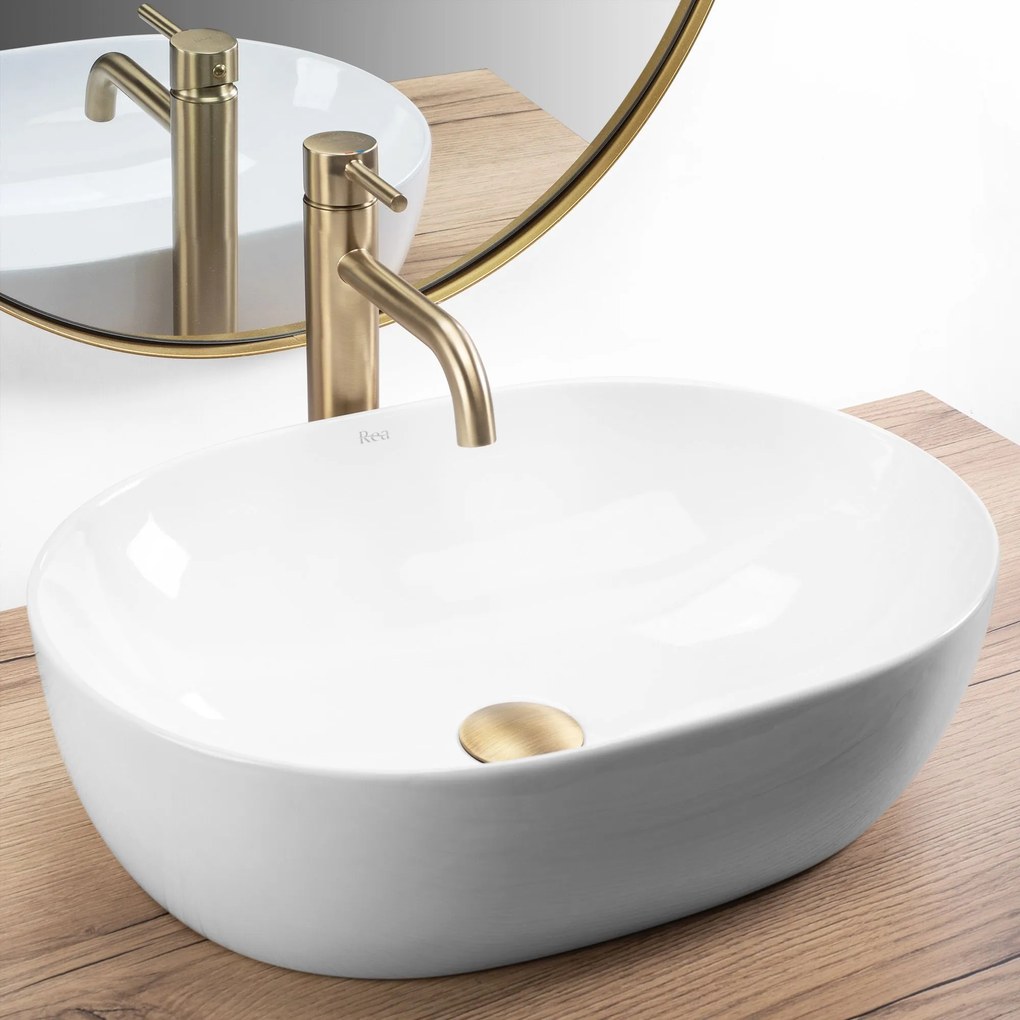 Lavabo da appoggio Rea Lisa