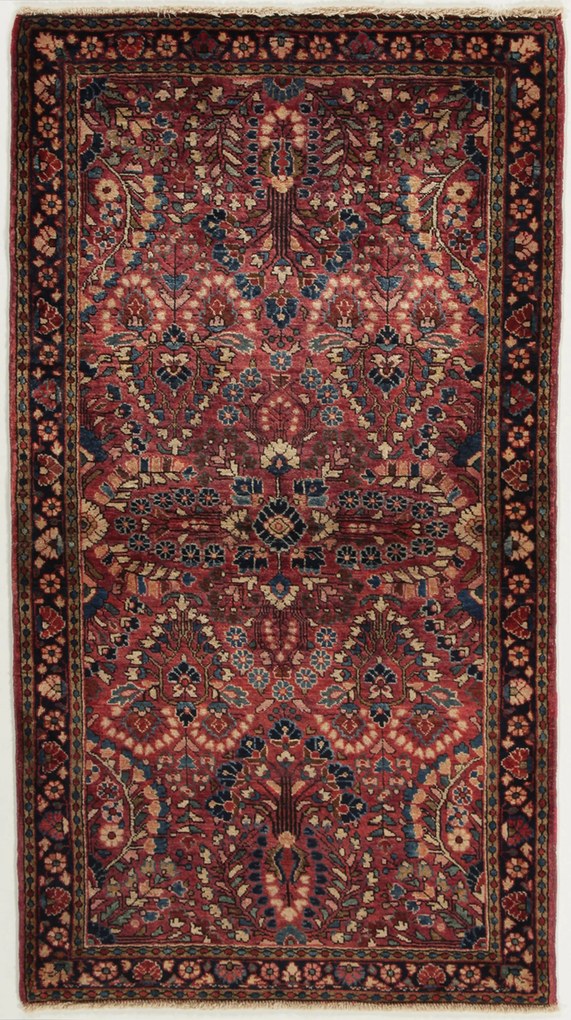 Sarouk Tappeto persiano 150x80 (Iran) Annodato A Mano