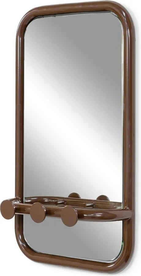 Pannello appendiabiti marrone scuro in metallo 35x60x11 cm Retro – Spinder Design