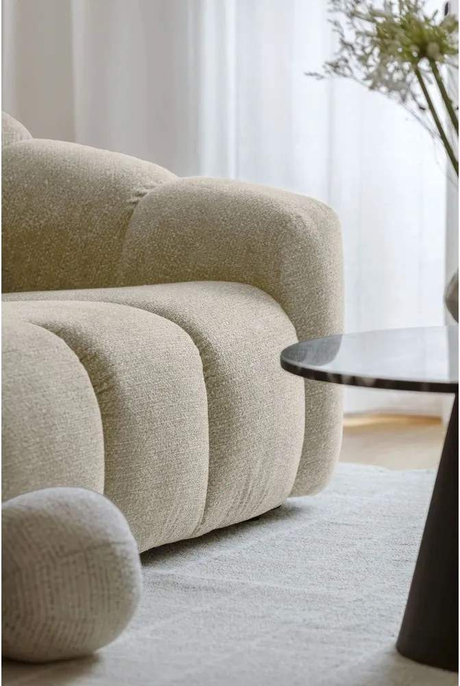 Divano angolare beige (con penisola a destra/a L) Shell – Miuform