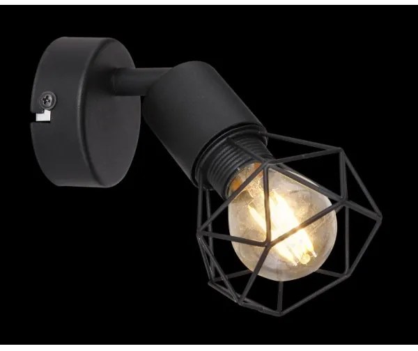 Globo - Luce Spot da parete a LED XARA 1xE14/6W/230V nero