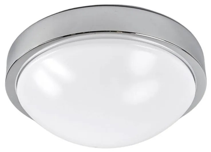 Lindby - Elucio Plafoniera IP44 Opal/Chrome Lindby