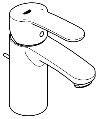 GROHE 3355220E - Miscelatore per lavabo EUROSTYLE COSMOPOLITAN, misura S, finitura cromo