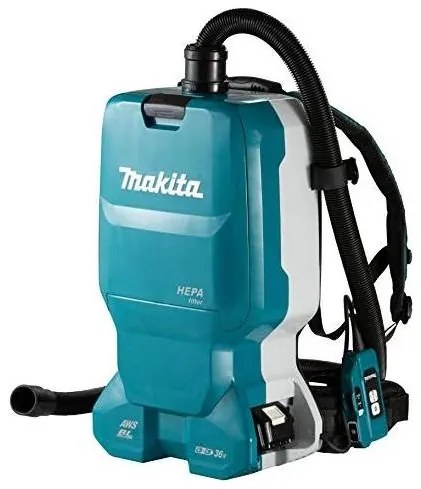 Makita Dvc665Zu Aspiratore A Zaino 18Vx2 - Bl - Aws (Batteria Non Inclusa)