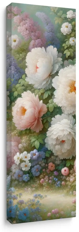 Quadro su tela – Armonia floreale in toni pastello