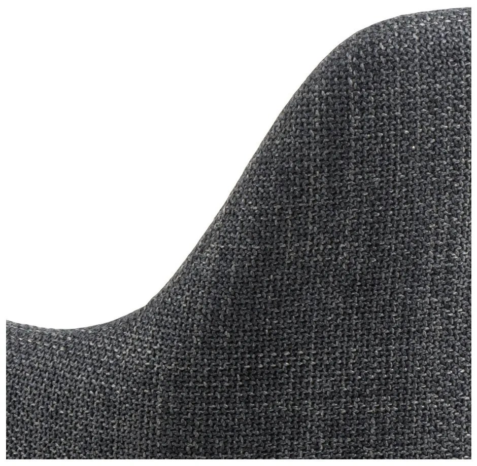 Set di sedie da pranzo color antracite in imbottito 2 pz Ilsa – Actona