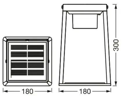 Ledvance - Lampada solare LED RGBW dimmerabile TABLE LED/2,5W/3,7V IP44