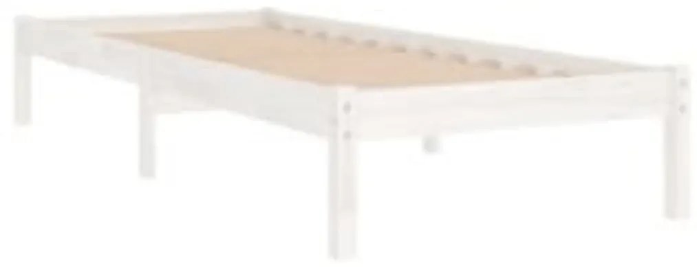 Giroletto bianco in legno massello 100x200 cm