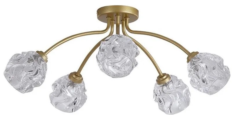 Searchlight 11525-5GO - Plafoniera ASTRAL 5xG9/33W/230V oro