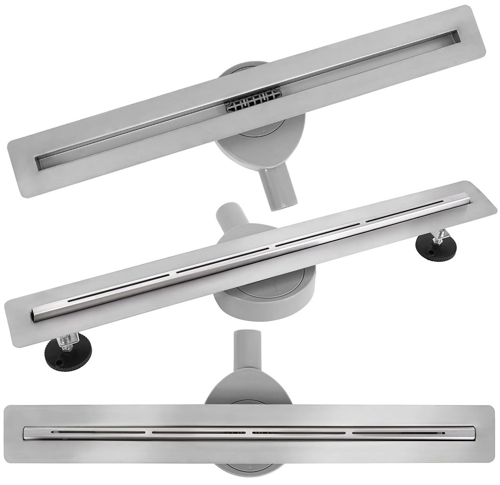 Canalina di scarico Rea FILO Nickel Brush 70