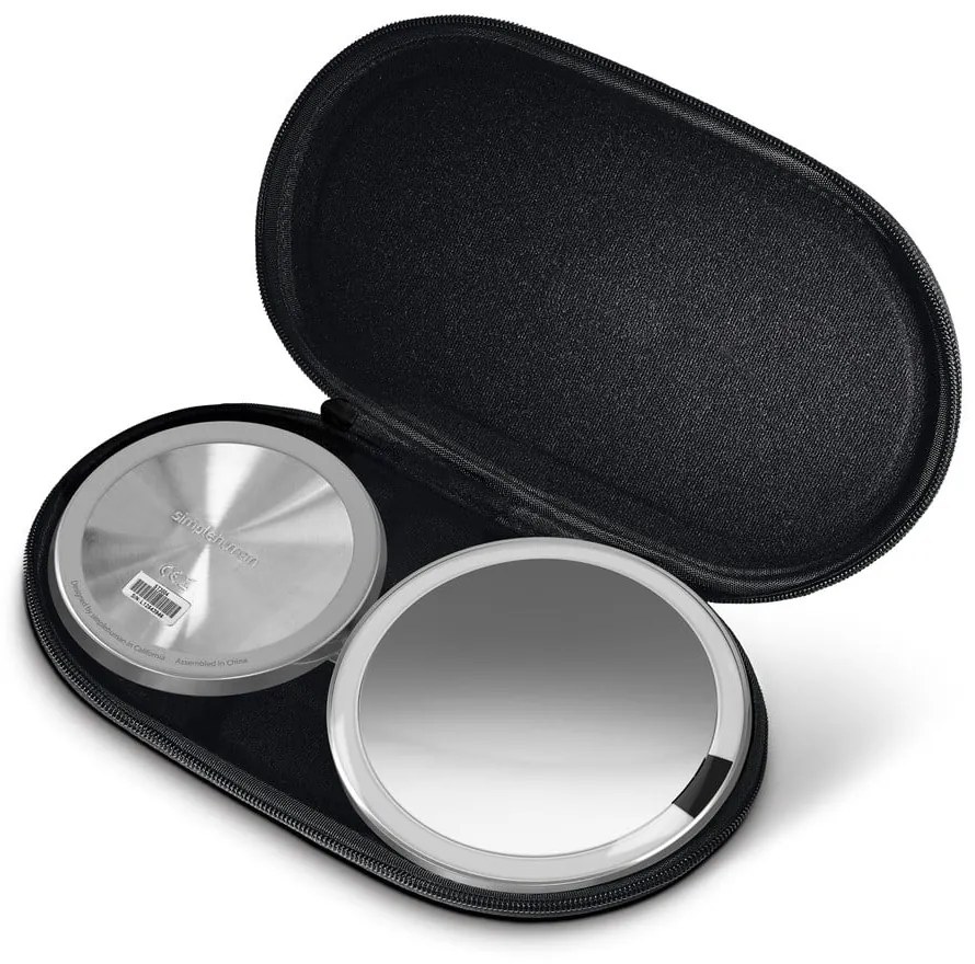 Specchio per make-up con illuminazione/con ingrandimento (10x) ø 12 cm Travel – simplehuman