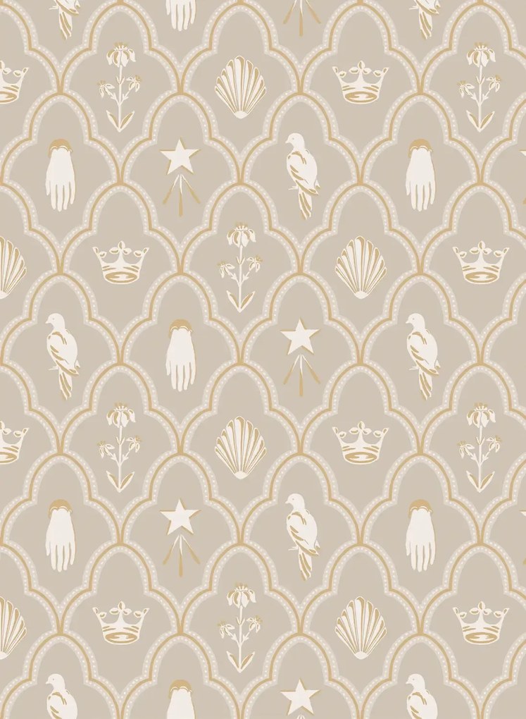 Sandberg Carta da parati Turtledove Barn - Gray