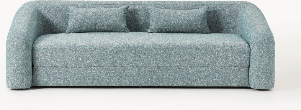 Divano letto 3 posti in bouclé Eliot