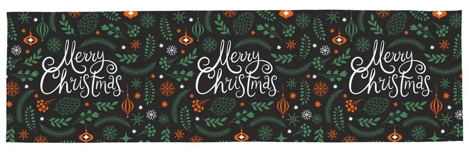 Runner da tavola in cotone con motivo natalizio 40x140 cm Very Merry Christmas - Butter Kings