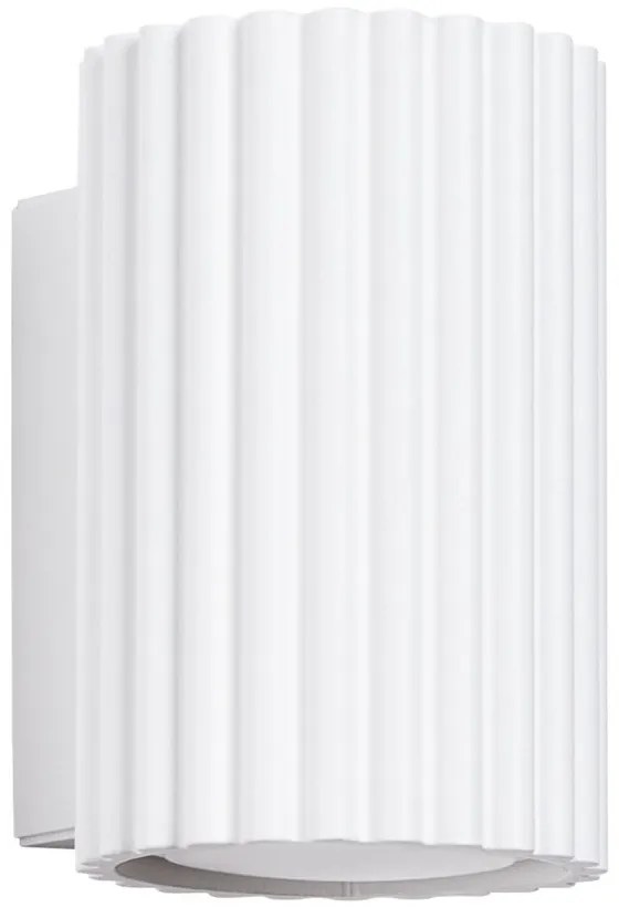 Lampada da parete bianca Gleam – Sollux